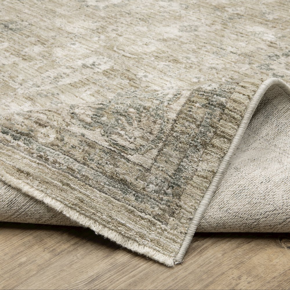 Avalon AVA03 Beige/ Grey Indoor Area Rug - 3'2" x 5'