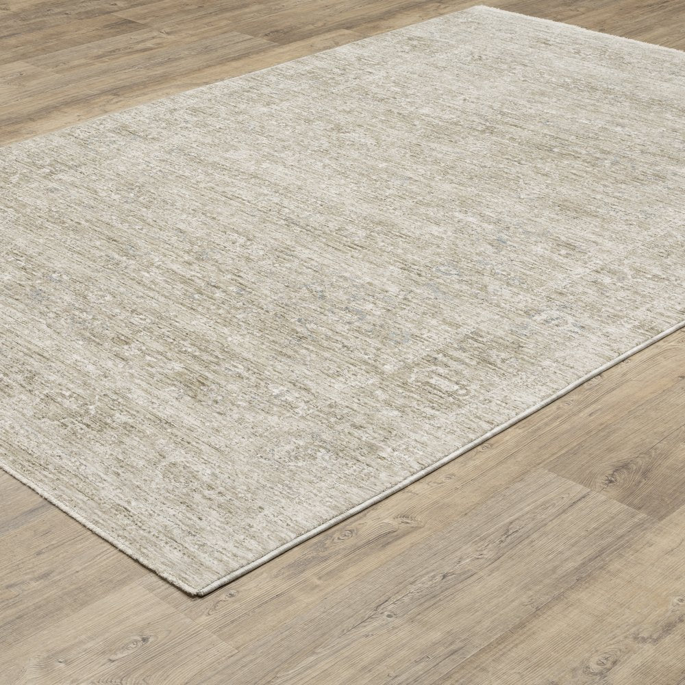 Avalon AVA07 Beige/ Grey Indoor Area Rug - 3'2" x 5'