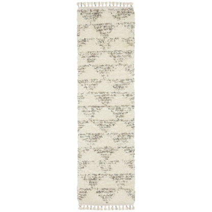 Axis AX05A Ivory/ Multi Indoor Area Rug - 2'3" x 7'6"