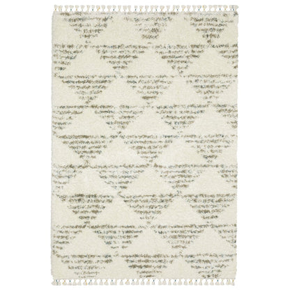 Axis AX05A Ivory/ Multi Indoor Area Rug - 9'10" x 12'10"