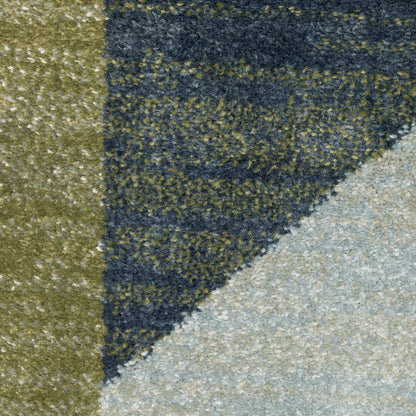 Branson BR11A Grey/ Multi Indoor Area Rug - 6'7" x 9'2"