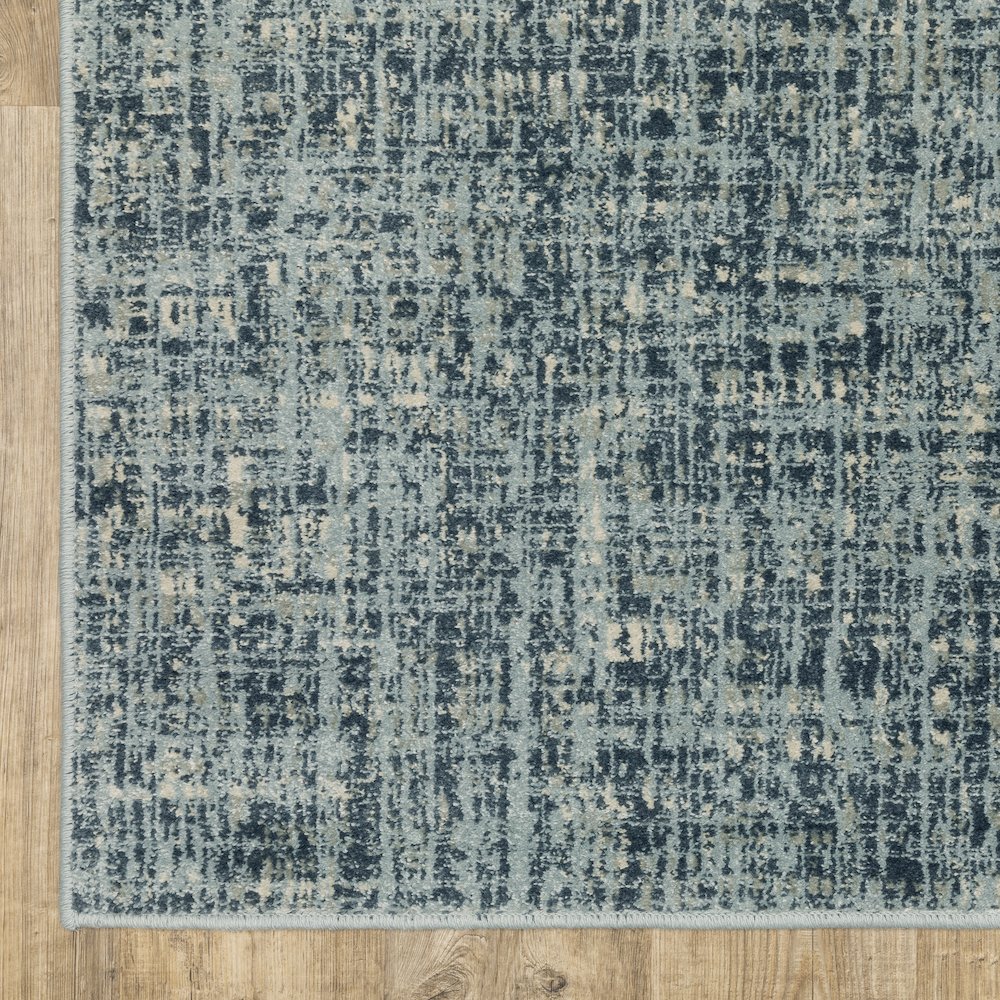 Branson BR13A Blue/ Grey Indoor Area Rug - 6'7" x 9'2"