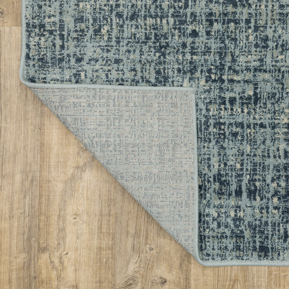 Branson BR13A Blue/ Grey Indoor Area Rug - 6'7" x 9'2"
