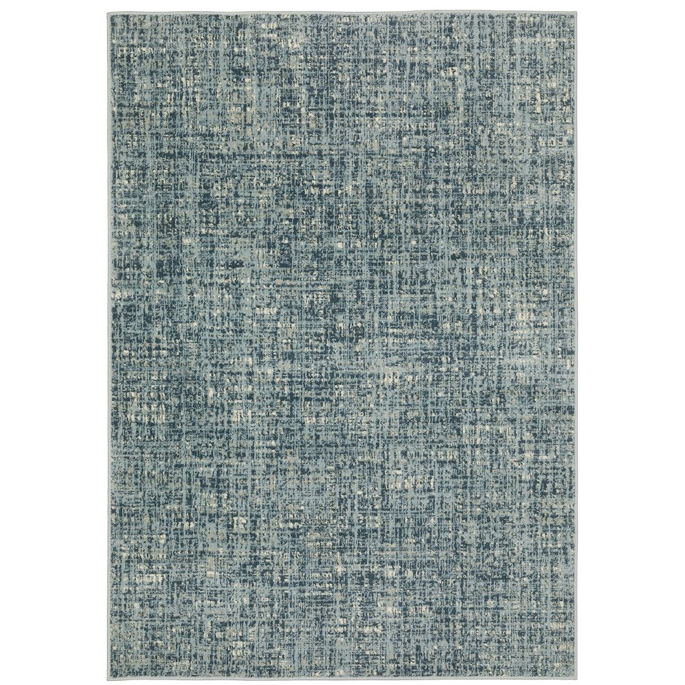 Branson BR13A Blue/ Grey Indoor Area Rug - 6'7" x 9'2"