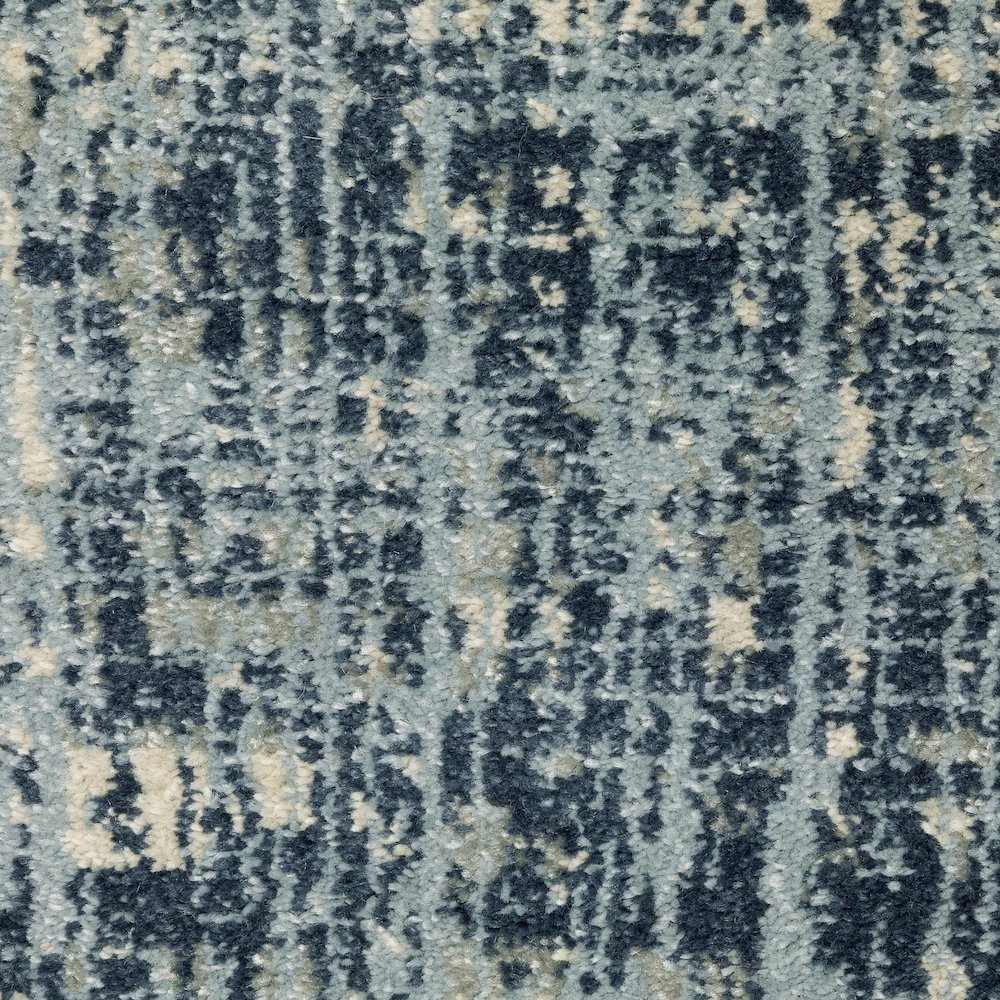 Branson BR13A Blue/ Grey Indoor Area Rug - 6'7" x 9'2"