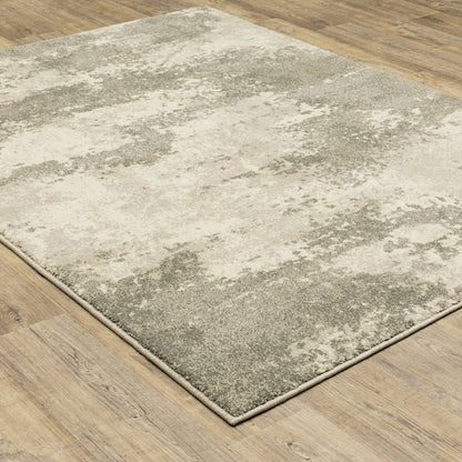 Carson 0734D Beige/ Grey Indoor Area Rug - 2' x 3'