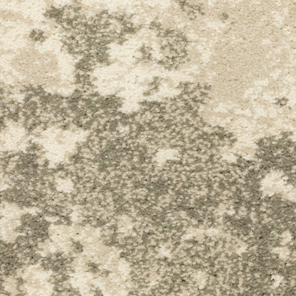 Carson 0734D Beige/ Grey Indoor Area Rug - 2' x 3'