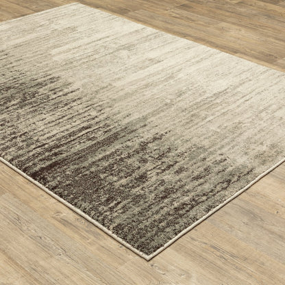 Carson 0735A Beige/ Grey Indoor Area Rug - 2' x 3'