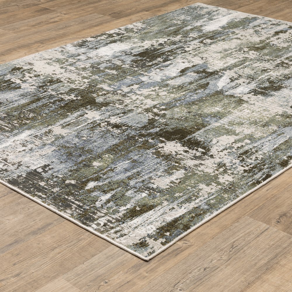 Caravan 2060F Green/ Blue Indoor Area Rug - 7'10" x 10'10"