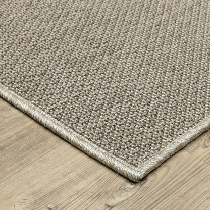 Caicos CA07A Grey Indoor/Outdoor Area Rug - 9'10" x 12'10"