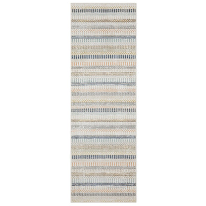 Cavett CAV08 Ivory/ Multi Indoor Area Rug - 2'7" x 7'9"