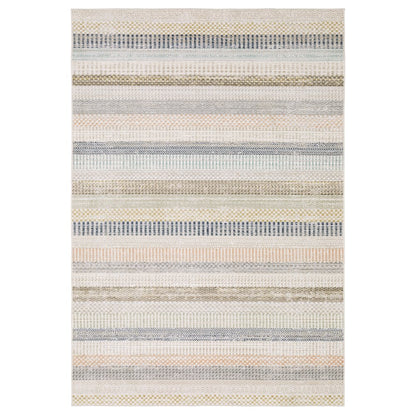 Cavett CAV08 Ivory/ Multi Indoor Area Rug - 5'3" x 7'6"