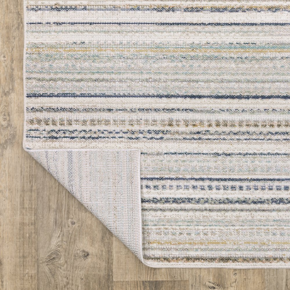 Cavett CAV10 Beige/ Multi Indoor Area Rug - 7'10" x 10'10"