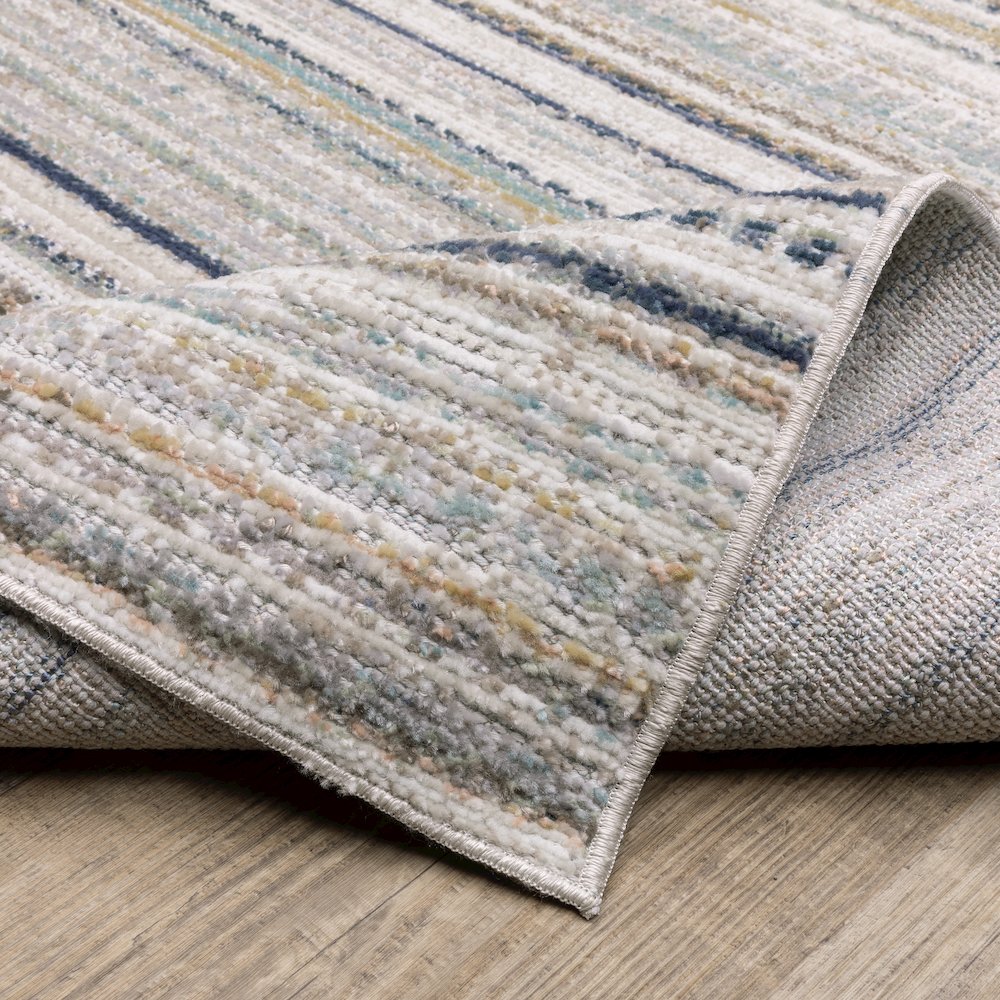 Cavett CAV10 Beige/ Multi Indoor Area Rug - 7'10" x 10'10"