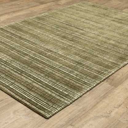 Circa CIR07 Green/ Ivory Indoor Area Rug - 5' x 8'