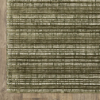 Circa CIR07 Green/ Ivory Indoor Area Rug - 5' x 8'