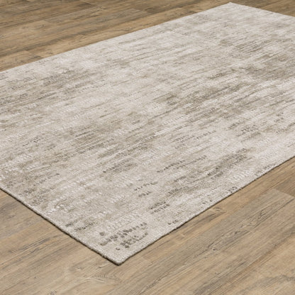 Clarke CLA08 Beige/ Brown Indoor Area Rug - 6' x 9'