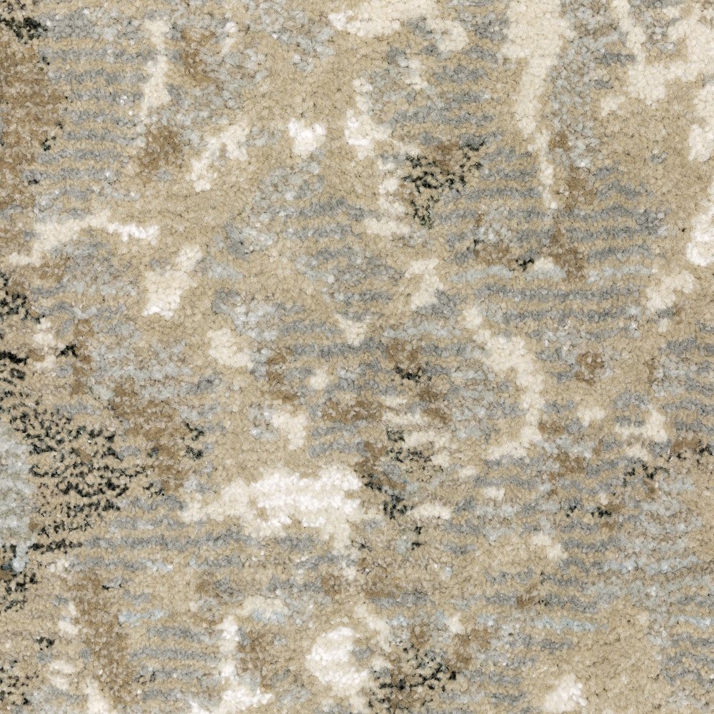 Evolution 0960A Beige/ Grey Indoor Area Rug - 10' x 13'2"