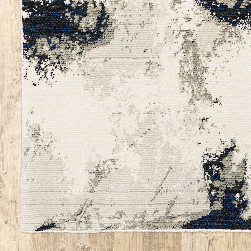 Evolution 0978A Ivory/ Beige Indoor Area Rug - 2'6" x 12'