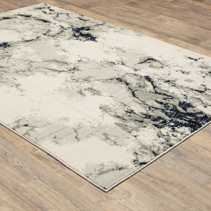 Evolution 0978A Ivory/ Beige Indoor Area Rug - 3'3" x 5'2"