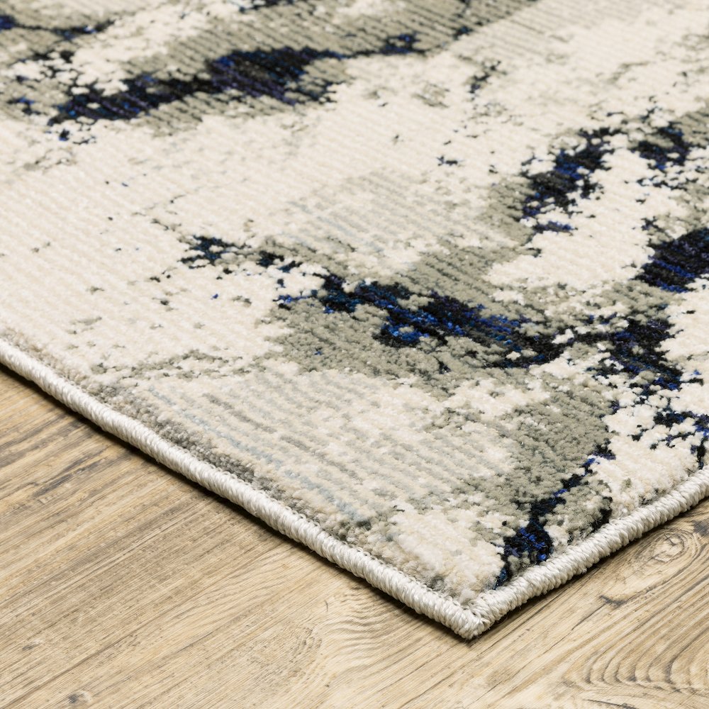 Evolution 0978A Ivory/ Beige Indoor Area Rug - 8'6" x 11'7"