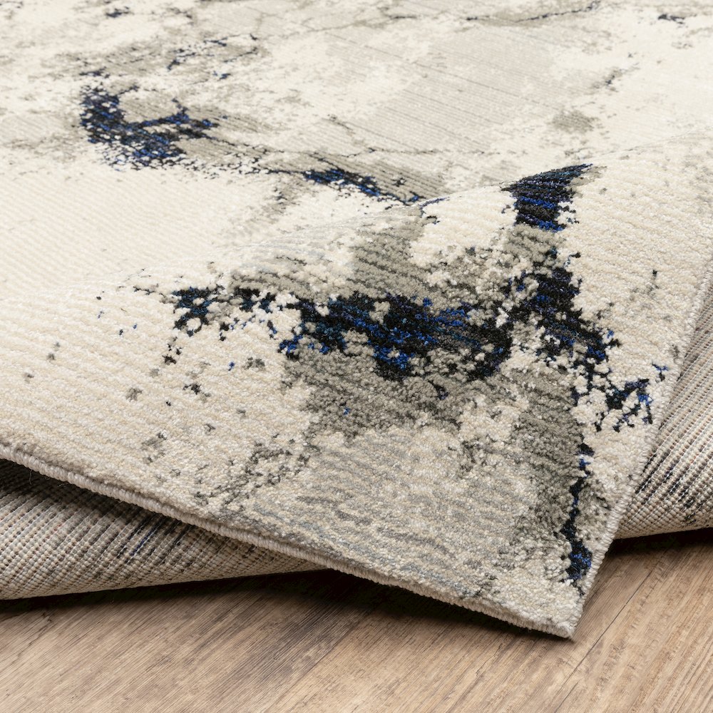 Evolution 0978A Ivory/ Beige Indoor Area Rug - 8'6" x 11'7"