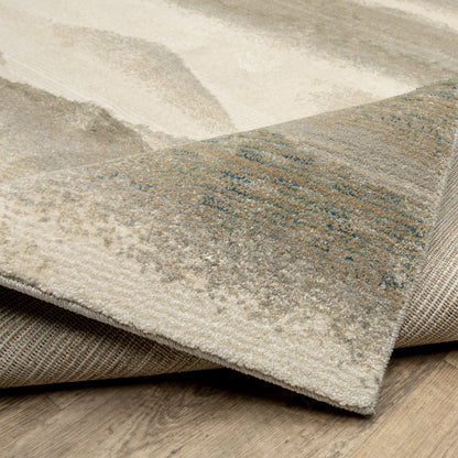 Evolution 0982C Beige/ Ivory Indoor Area Rug - 1'10" x 3'2"
