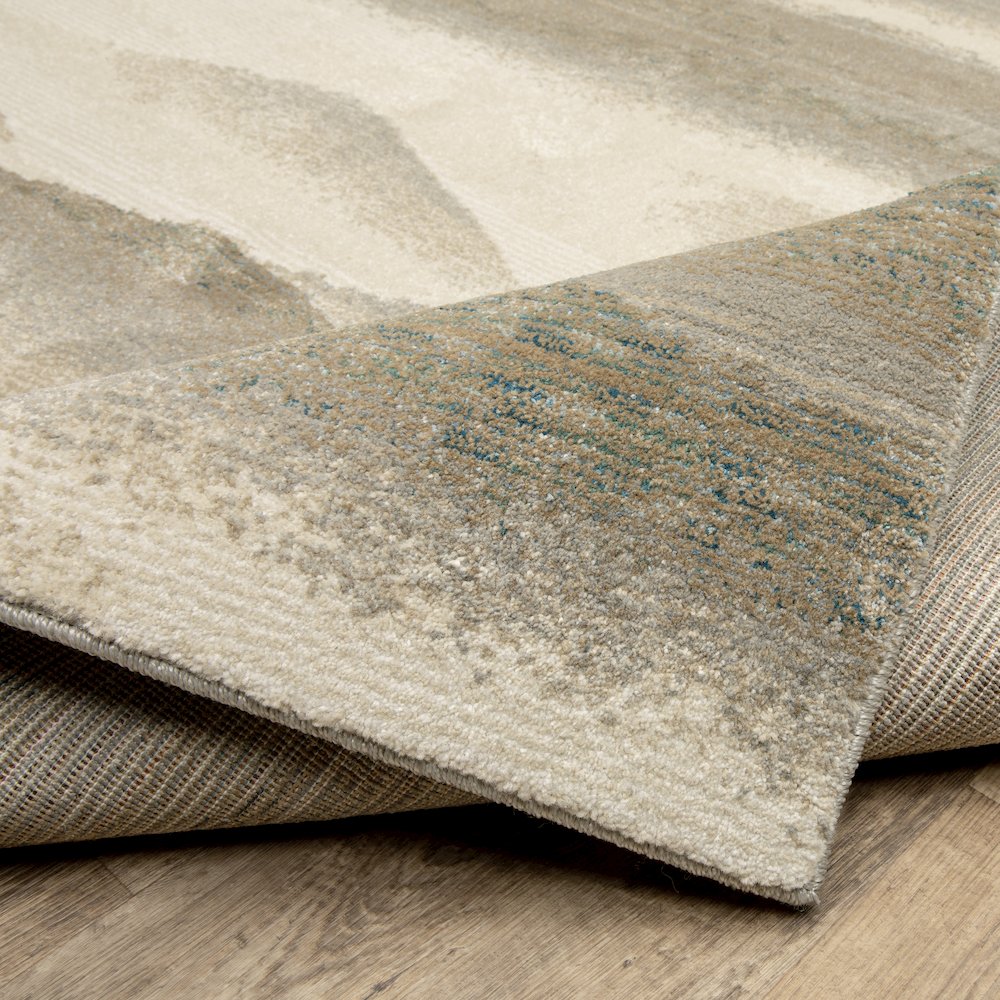 Evolution 0982C Beige/ Ivory Indoor Area Rug - 6'7" x 9'6"