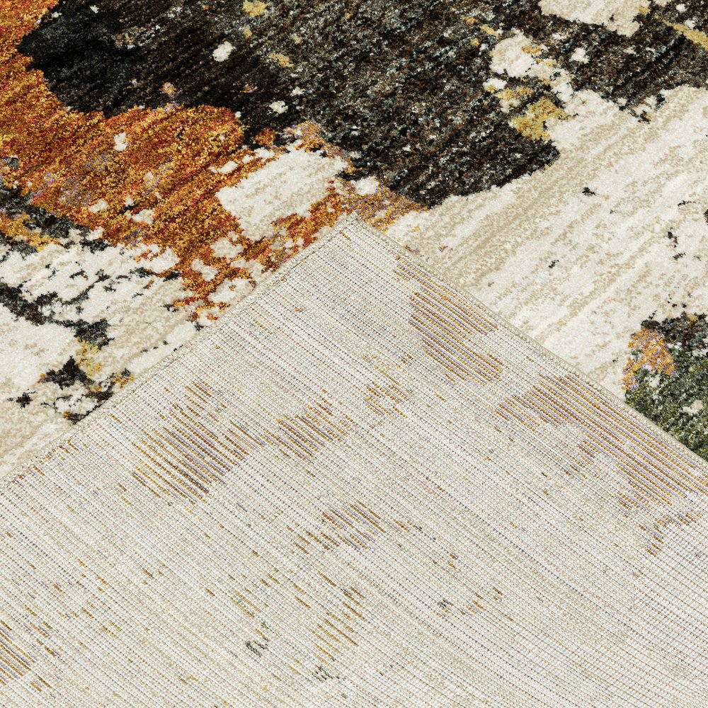 Evolution 7770J Beige/ Charcoal Indoor Area Rug - 1'10" x 3'2"
