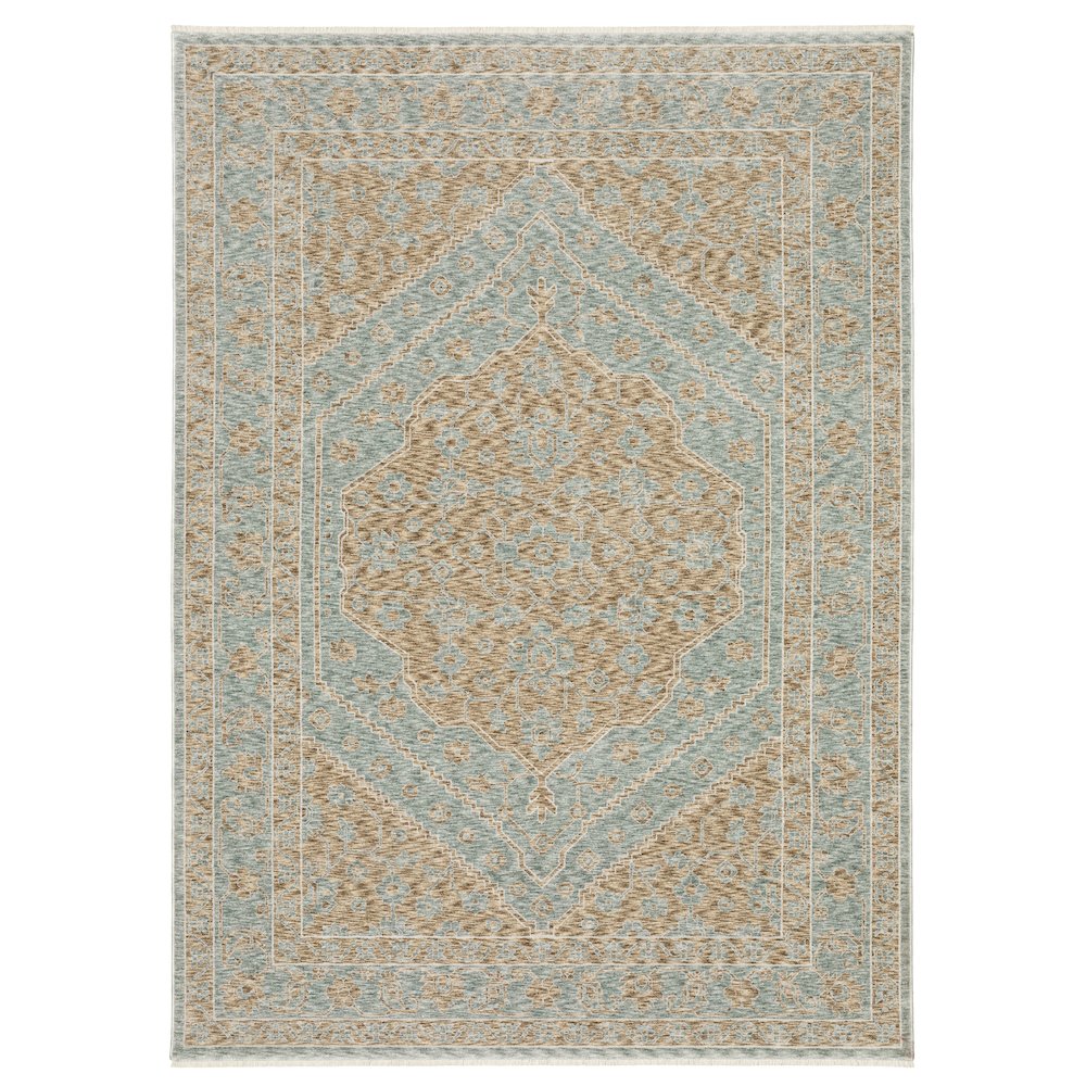 Runner Casual Rug Made of Polyester, Beige color