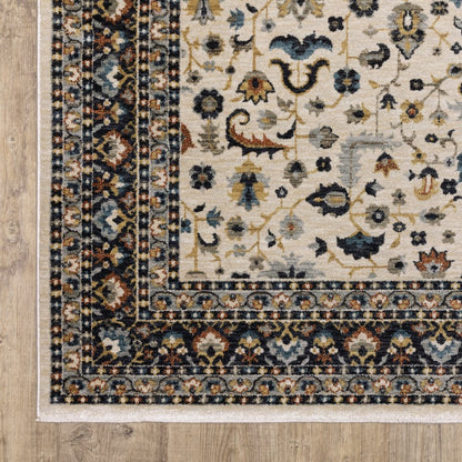 Eliana ELI02 Beige/ Multi Indoor Area Rug - 2'3" x 7'6"