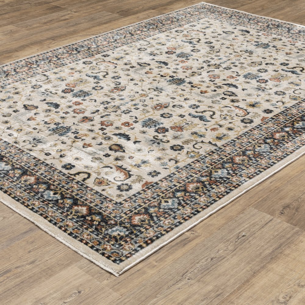 Eliana ELI02 Beige/ Multi Indoor Area Rug - 7'10" x 10'10"