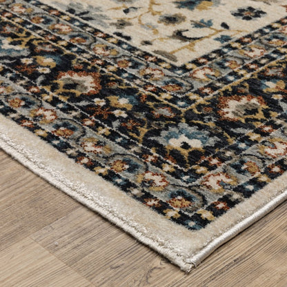 Eliana ELI02 Beige/ Multi Indoor Area Rug - 7'10" x 10'10"