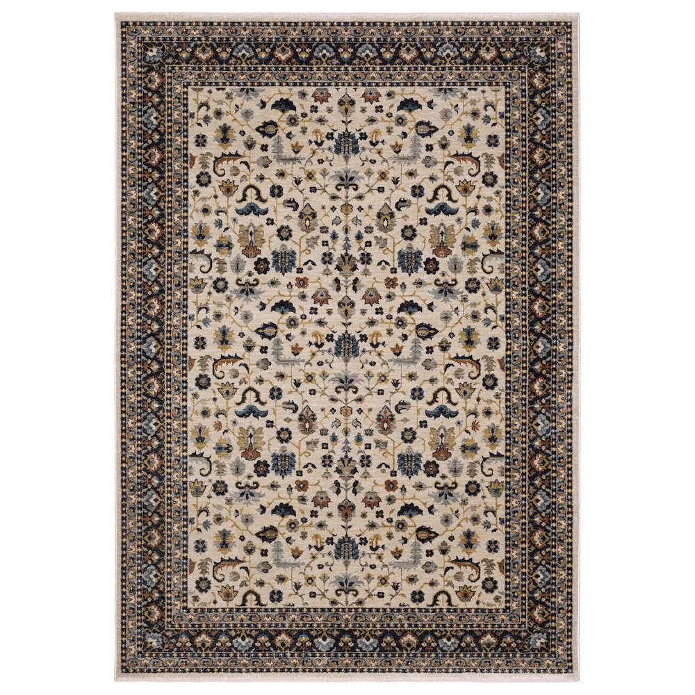 Eliana ELI02 Beige/ Multi Indoor Area Rug - 7'10" x 10'10"
