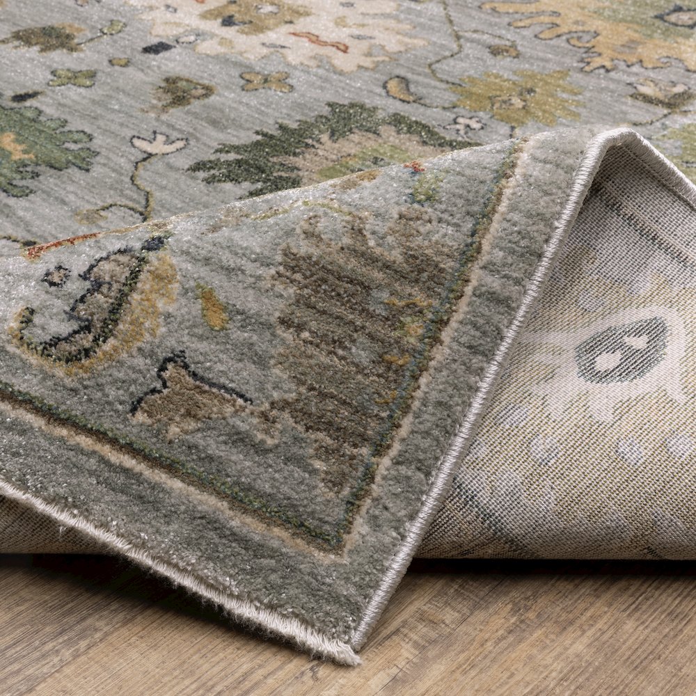 Eliana ELI03 Blue/ Multi Indoor Area Rug - 9'10" x 12'10"