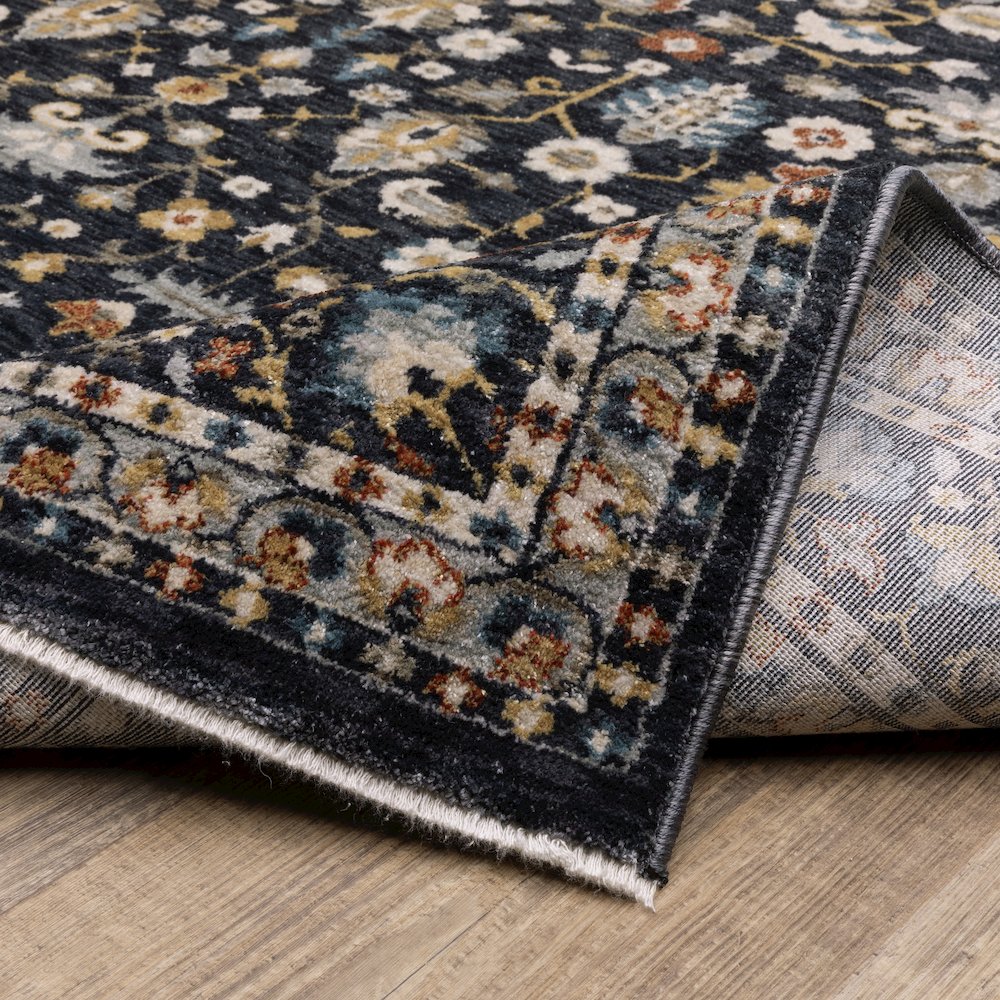 Eliana ELI04 Blue/ Multi Indoor Area Rug - 9'10" x 12'10"