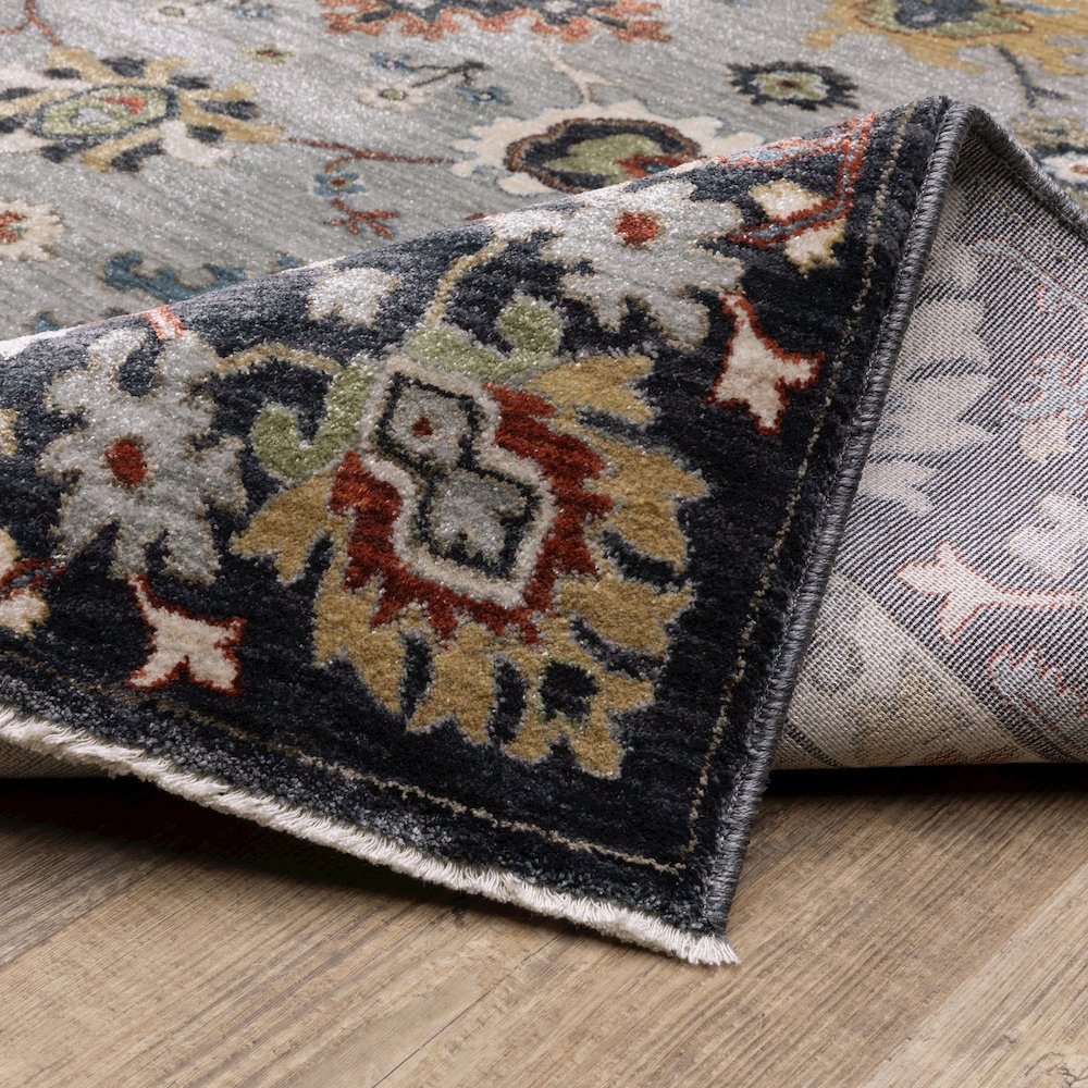Eliana ELI08 Blue/ Multi Indoor Area Rug - 7'10" x 10'10"