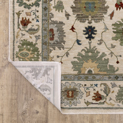 Eliana ELI10 Ivory/ Multi Indoor Area Rug - 7'10" x 10'10"