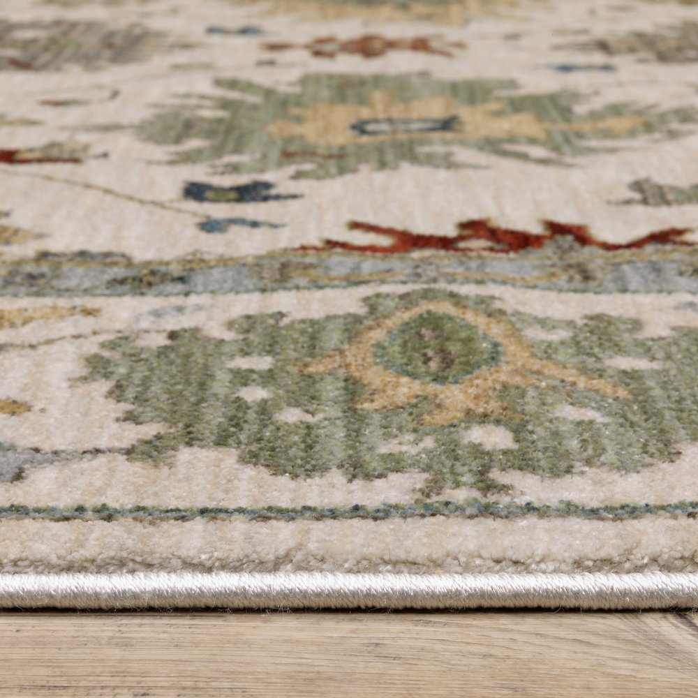 Eliana ELI10 Ivory/ Multi Indoor Area Rug - 7'10" x 10'10"