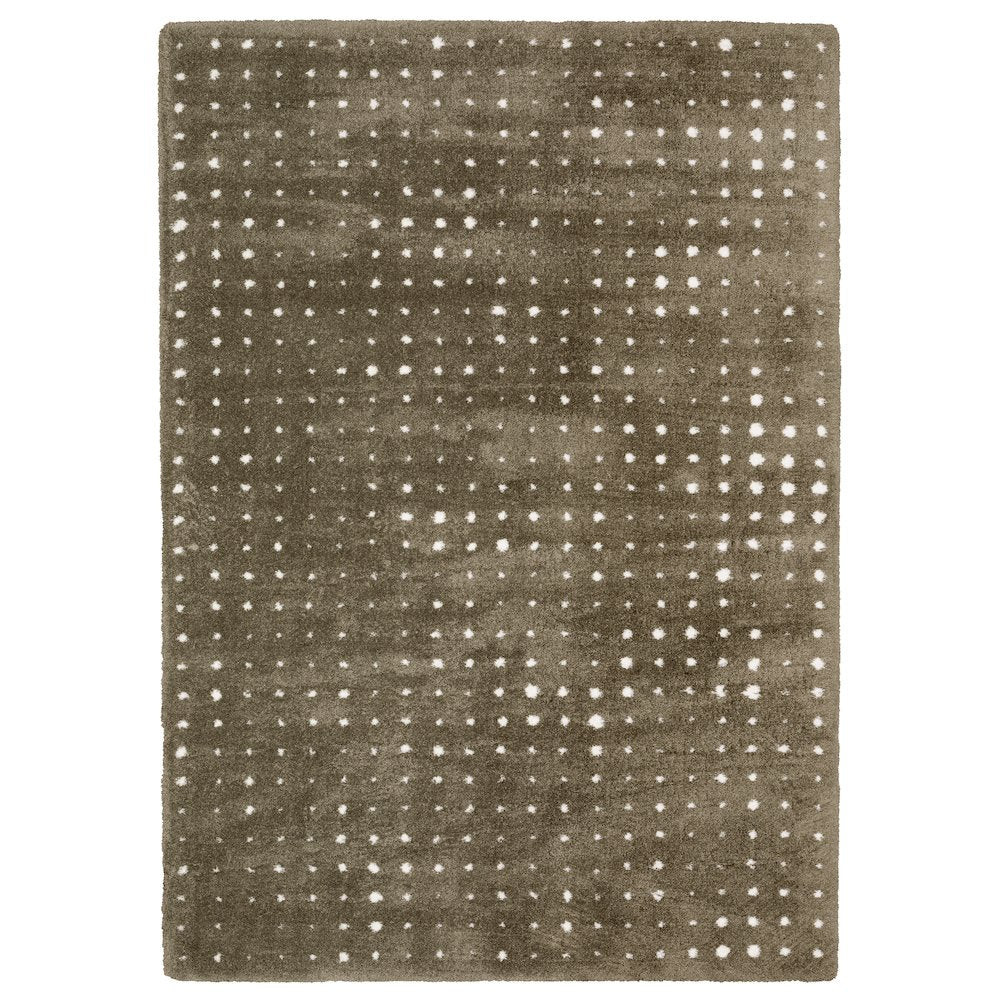 Scatter Casual Rug Made of Polyester, Brown color