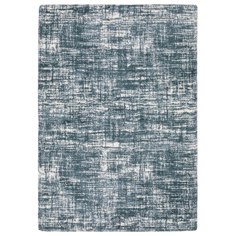 Scatter Casual Rug Made of Polyester, Blue color