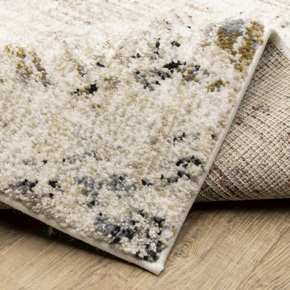 Gemma GEM08 Beige/ Multi Indoor Area Rug - 2'3" x 7'