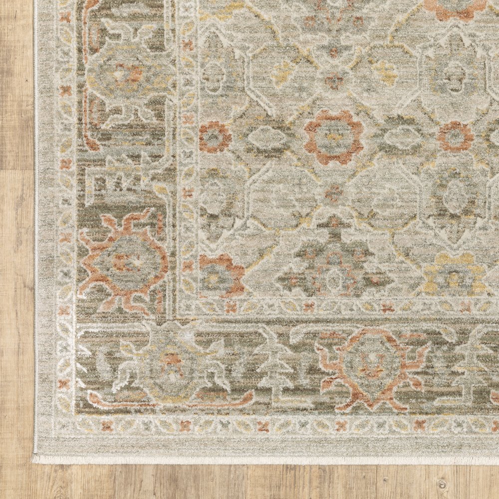 Keaton KEA10 Beige/ Multi Indoor Area Rug - 7'10" x 10'10"
