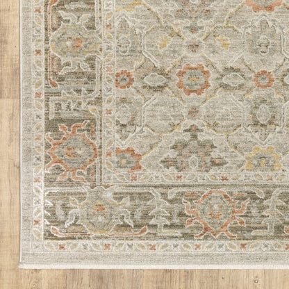 Keaton KEA10 Beige/ Multi Indoor Area Rug - 7'10" x 10'10"