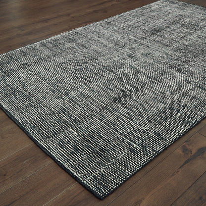 Lucent 45904 Charcoal Indoor Area Rug - 2'6" x 8'