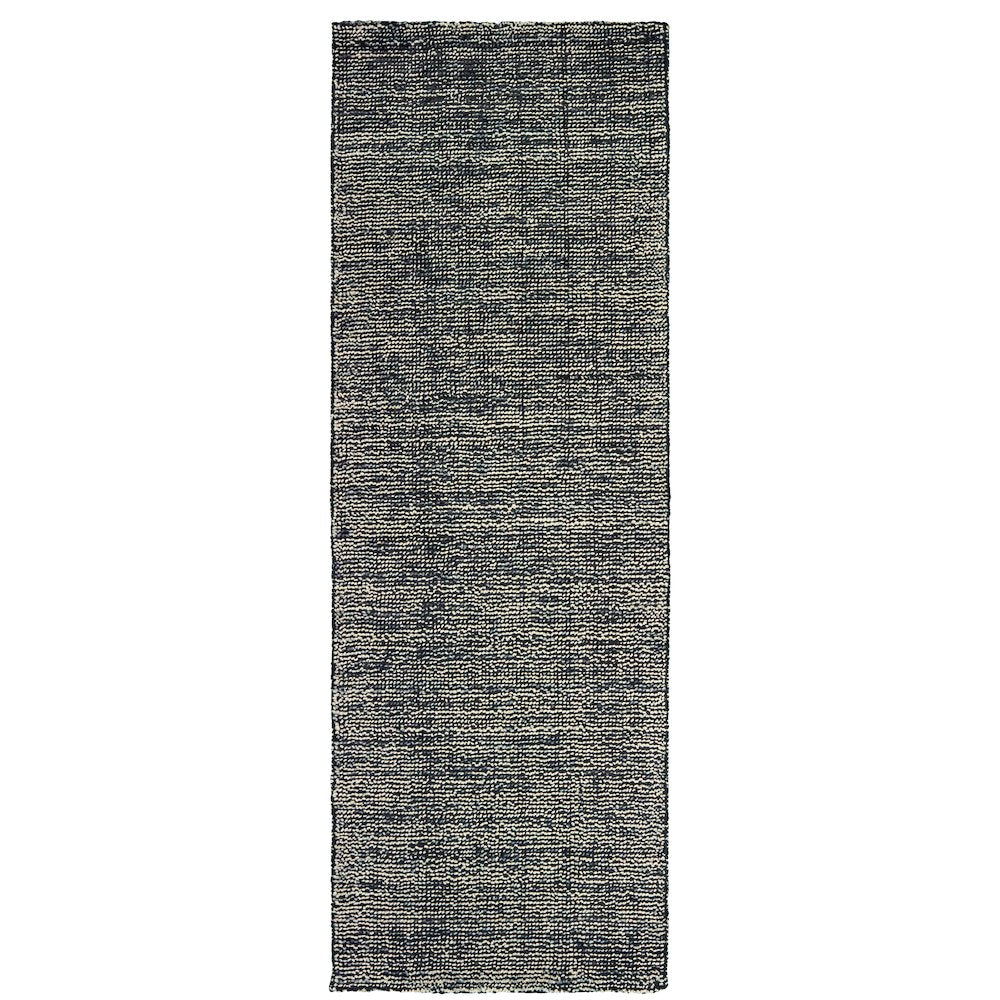 Lucent 45904 Charcoal Indoor Area Rug - 2'6" x 8'