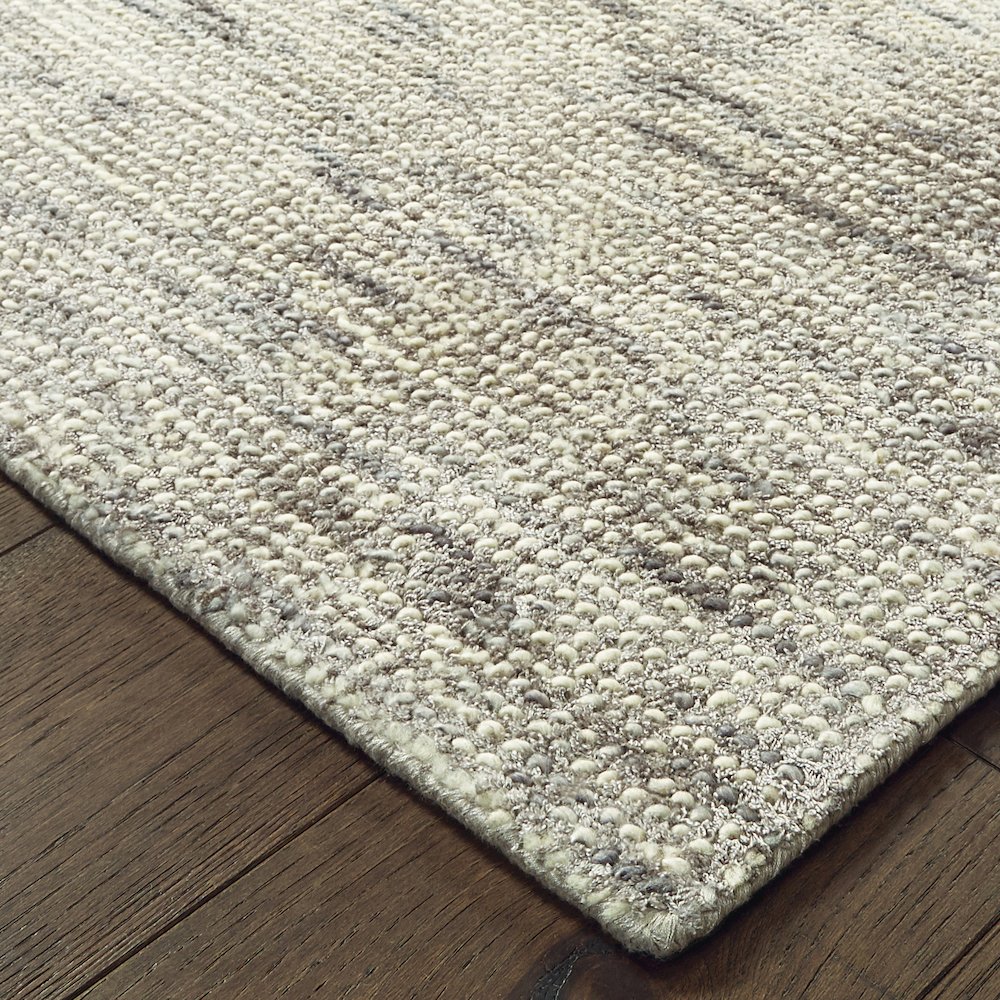 Lucent 45905 Grey Indoor Area Rug - 2'6" x 8'