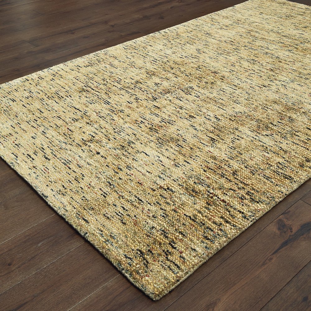 Lucent 45906 Gold/ Green Indoor Area Rug - 2'6" x 8'