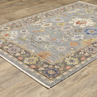 Lucca 846D1 Blue/ Multi Indoor Area Rug - 7'10" x 10'10"