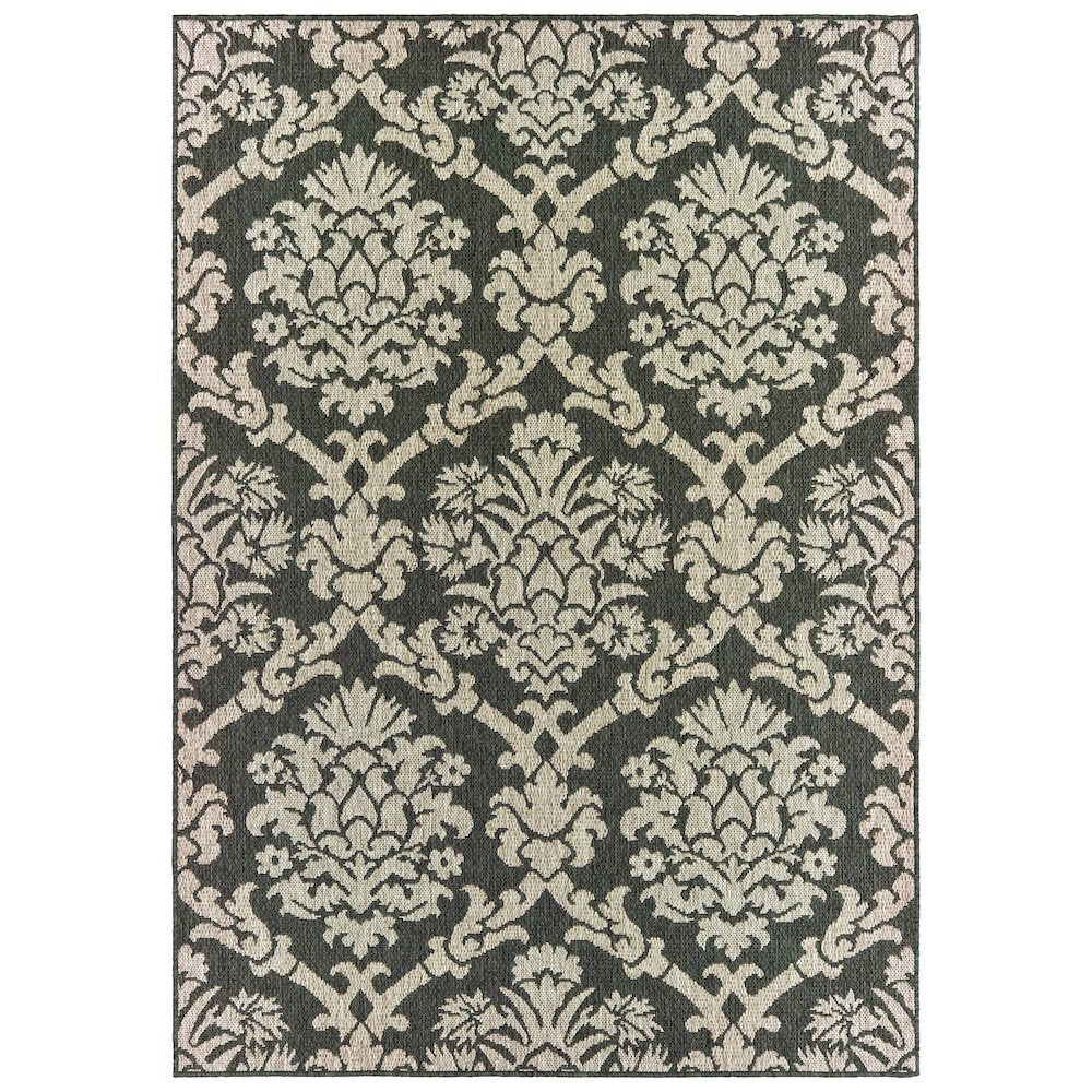 LATITUDE Grey 3' 3 X  5' Area Rug